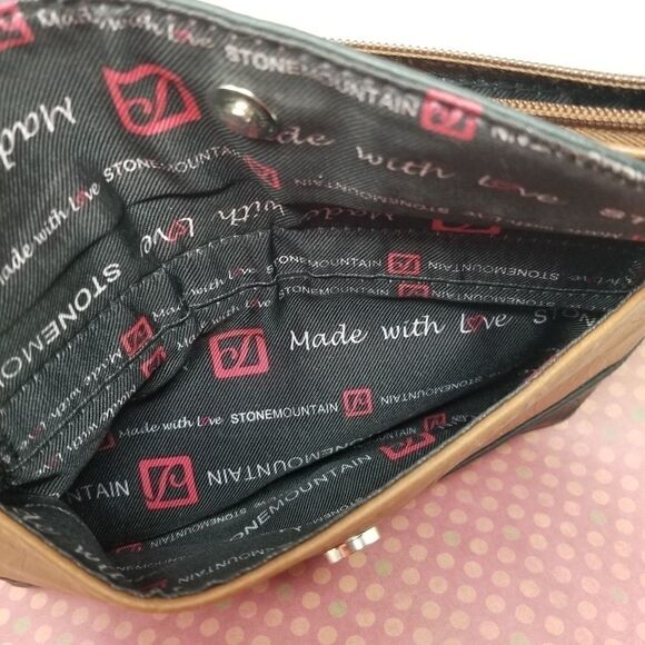 Nubuck Smooth Leather 3 in 1 Crossbody Bag - Picture 5 of 13